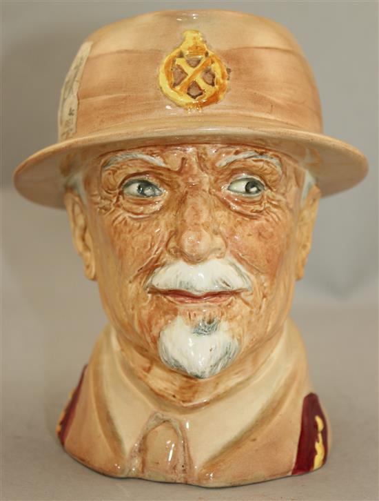 A Royal Doulton Field Marshall The Right Honourable J.C. Smuts character jug, 18cm.